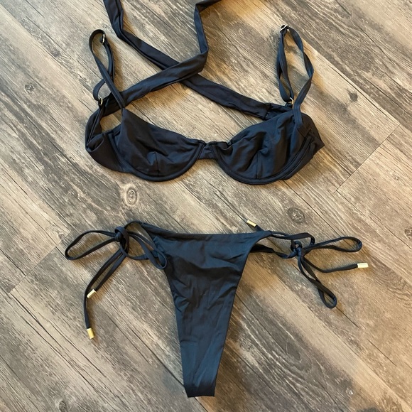 Monday Swimwear Swim Monday Swimwear S Black Bikini Poshmark